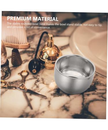 Premium Double-Walled Stainless Steel Shaving Cup | Healed Foam Foam & Metal Beard Care Kits for Men - Perfect for Travel - Buy Online on GoSupps.com