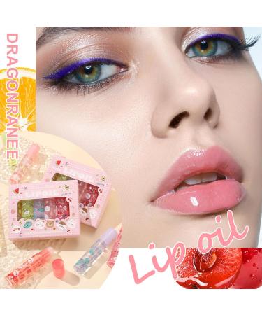 6 Pack Moisturizing and Hydrating Lip Oil Smooth and Moisturizing Lip Oil - Buy Online on GoSupps.com