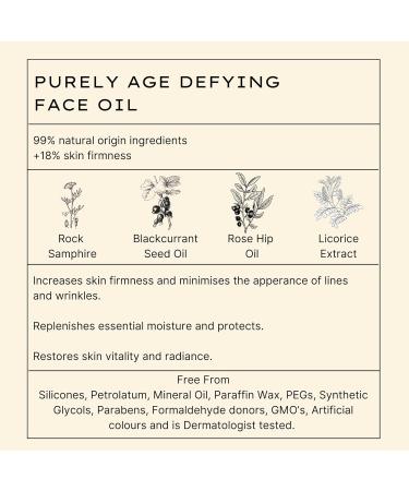 Jurlique Purely Age-Defying Firming Face Oil - Anti-Aging Serum - Buy Online on GoSupps.com