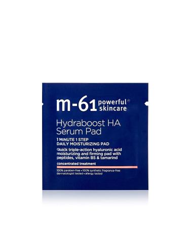 M-61 Hydraboost HA Serum Pad - 30 Treatments | Hyaluronic Acid, Vitamin B5 & E | 48 Hour Moisturizing and Firming | 30 Count - Buy Online on GoSupps.com