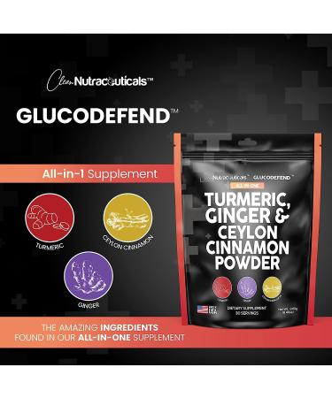 3in1 Turmeric, Ginger, Cinnamon Powder Supplement | Made in USA | for Health, Cooking & Baking | Premium Quality | Alternative to Pills - Buy Online on GoSupps.com