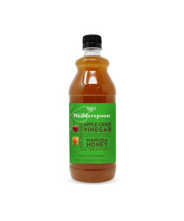 Wedderspoon Raw Apple Cider Vinegar with Monofloral Manuka Honey 25 fl oz (750 ml) - Buy Online on GoSupps.com