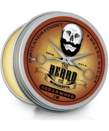 Premium Beard Balm - The Beard & The Wonderful Beard Balm for Men | Beard Balm with Leave In Conditioner | Beard Moisturizer for Men Promotes Beard Growth Natural Ingredients | Cedarwood 60ml Cedarwood 60.00 g (Pack of 1)