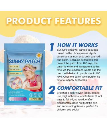 Stickers High Adhesion Sunscreen Detection Patch for Outdoor Use - Buy Online on GoSupps.com