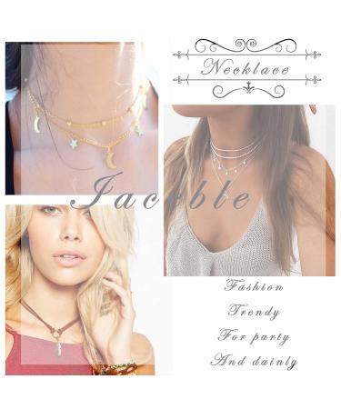 Bohemia Sea Shell Choker Necklace | Minimalist Cowrie Pendant | Silver Satellite Chain Jewelry for Women & Girls - Buy Online on GoSupps.com