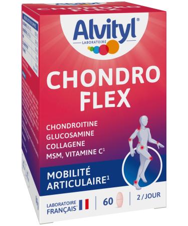 Alvityl - Chondroflex - 5 Essential Elements - Joint Mobility - 30 Days Renewable Dose, Grey, 60 Tablets (Pack of 1)