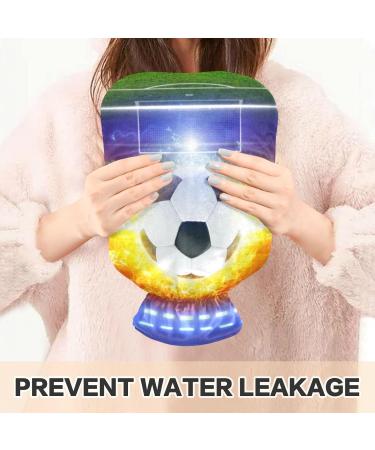 YOUJUNER Galaxy Football Soccer Hot Water Bottle - 1L Large Comfortable Hand & Feet Warmer for Ultimate Warmth - Buy Online on GoSupps.com
