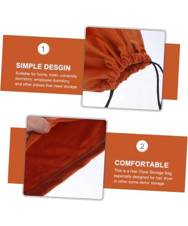 Baluue 4pcs Hair Dryer Storage Bag Hair Dryer Carrying Bags Hair Dryer Carrier Bags Coffee Suede - Buy Online on GoSupps.com