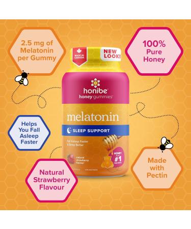 Honibe Melatonin Sleep Support Gummies & Multivitamin Gummies Nutritional Supplement + Gummies - Buy Online on GoSupps.com