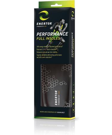 ENERTOR Performance Insoles - Full Length - Size US Men 8 - Buy Online on GoSupps.com