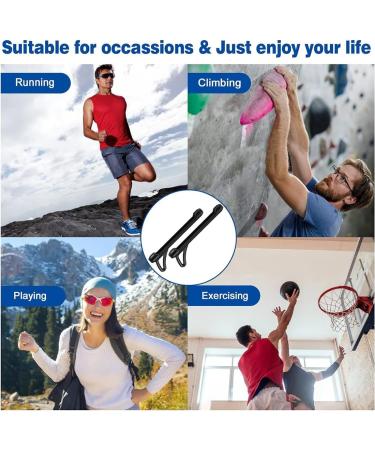 WKRTDY 6 Pairs Silicone Anti-Slip Glasses Covers | Comfortable Sports & Sunglasses Holders | Non-Slip Temple & Branch Covers - Buy Online on GoSupps.com