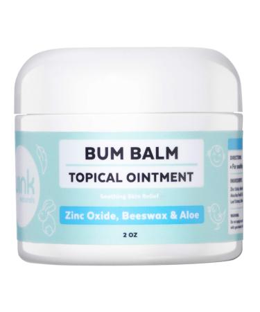 Wink Naturals Baby Bum Balm Cream for Diaper Rash  Irritated Skin and Insect Bites  Natural Moisturizing Cream with No Toxins  Dyes  Fragrances  Parabens  Petroleum Or BHA (2 Oz)