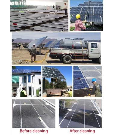 Window Cleaning Equipment Window Cleaning Brush Washing Set Equipment Telesextension Cleaning Pole 3.6M-9M Suitable For Photovoltaic Panel Cleaning Trucks Windows Window Glass Wall/18Ft/5.4M - Buy Online on GoSupps.com