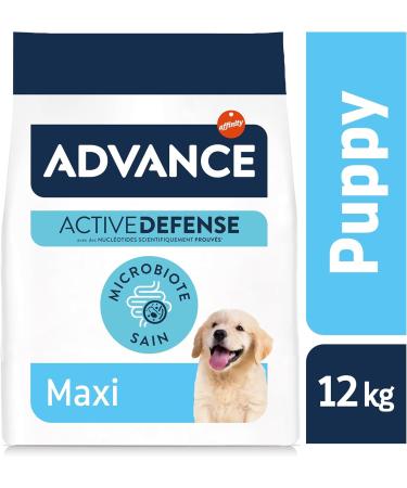 Advance Maxi Puppy - Large Breed Puppy Food (2 to 12 months) with Chicken - 12kg - Buy Online on GoSupps.com