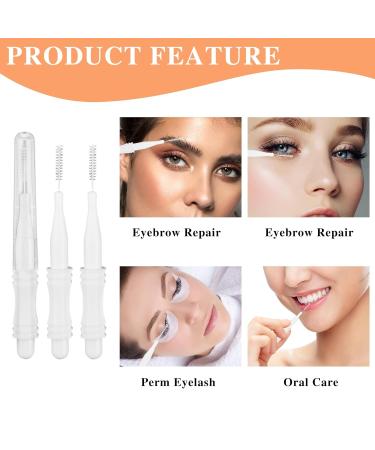 Buy Bekecidi Eyebrow and Eyelash Brushes Set - 60 Portable Durable Lightweight Mascara Applicators for Perfect Tinting & Easy Application - International Shipping Available - Buy Online on GoSupps.com