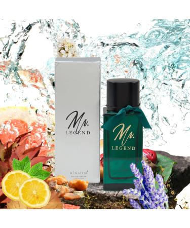 Mr. Legend Eau de Parfum for Men 3.4 Fl. Oz. Amber Fougere fragrance for men. - Buy Online on GoSupps.com