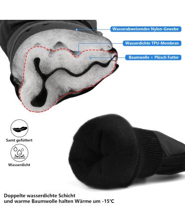 Warm Waterproof Ski Gloves for Children - Windproof Snowboard Gloves for Ages 2-8 | Perfect for Winter Activities - Buy Online on GoSupps.com