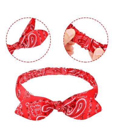 Retro Print Paisley Headbands Set - 8 Pieces for Girls and Women - Buy Online on GoSupps.com