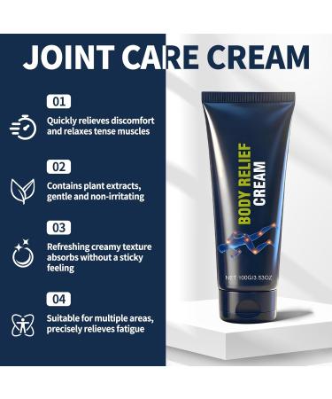 Capsacare Relief Cream Muscle & Joint Comfort Suitable for feet Hands Legs Muscles Joints and Waist Mild & All Natural (2PCS) - Buy Online on GoSupps.com