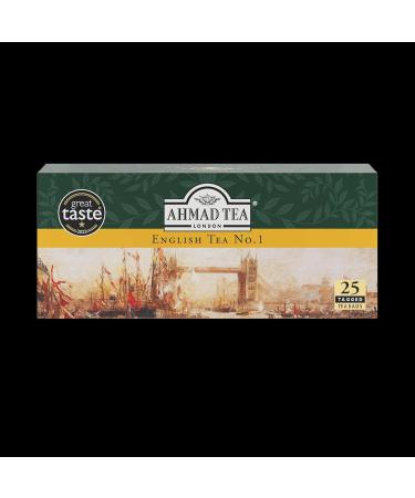  Ahmad Tea Ahmad English Black Tea Bags (Pack of 25) - Buy Online on GoSupps.com