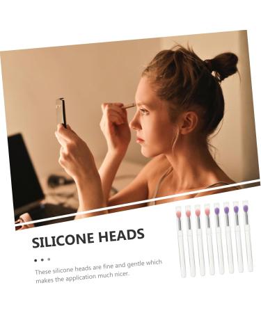 Baluue 24 Pcs Silicone Lip Brush Eyeshadow Applicator Lipstick Applicator Scrubber Clear Makeup Applicator - Buy Online on GoSupps.com
