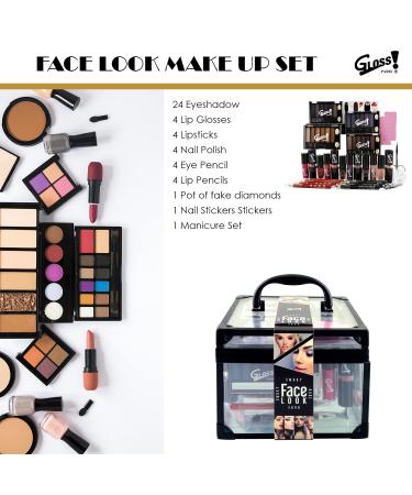 Gloss! Essential Makeup Palette - 12-Piece Gift Box Makeup Kit for Perfect Looks - International Shipping Available - Buy Online on GoSupps.com