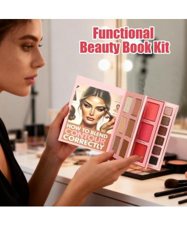 36 Color Makeup Palette in Magnetic Book Design 3Layer Eyeshadow Palette Long Lasting for Travel Party Fashion Women and Girls - Buy Online on GoSupps.com