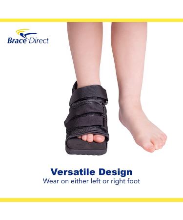 Pediatric Post Op Shoe for Kids Sizes 11-7, Square Toe Fracture Shoe for Broken Foot or Toe, Soft Tissue Injury Support - XS (11-1), Left/Right Foot - Buy Online on GoSupps.com