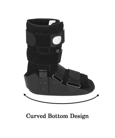 Small Black Walking Boot for Sprained Ankle, Toe Fractures | Foot Brace Post-Surgery - Buy Online on GoSupps.com
