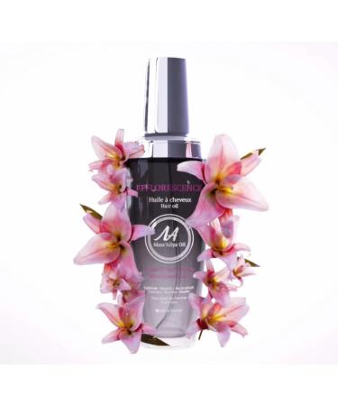 Hair Oil MADE IN FRANCE Argan Moringa Macadamia Coconut Castor Oil and alcohol-free floral fragrance.Suitable for all hair types.Growth Sublime Nourishes.Non-greasy.Mass Aliya Oil-3.38 FL.OZ