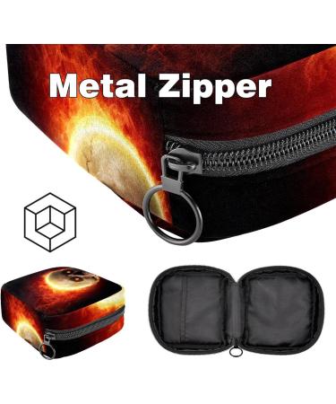 Cool Fire-Dead Head Design: Portable Women's Menstrual Cup Storage Bag - Ideal for Teens & Women - Buy Online on GoSupps.com