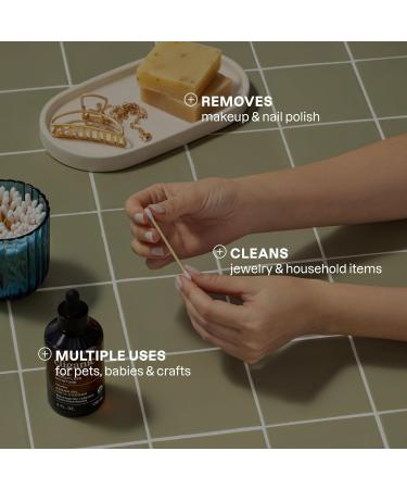 Cliganic Organic Bamboo Cotton Swabs - Eco-Friendly 200 Count | Buy Now for Global Shipping - Buy Online on GoSupps.com