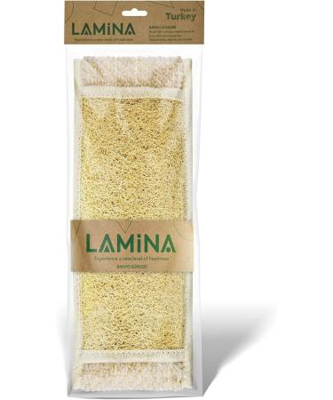 Natural Luffa Sponge Back Scrubber | 70cm Loofah with Belt for Ultimate Bathing & Body Care - Buy Online on GoSupps.com