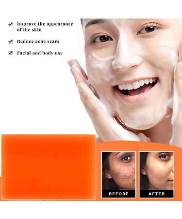 Kojic Acid Dark Spot Remover Soap Bar 120g - Face Cleanser for Clean, Hydrated Skin - Antioxidant Moisturizer - Reduce Dullness & Pores - Pack of 1 - Buy Online on GoSupps.com