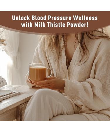 UNLEASH'D ORGANIC Milk Thistle Powder 16oz Rich in Silymarin & Antioxidants, 100% Pure Organic, Liver & Immune Support A1 - Buy Online on GoSupps.com