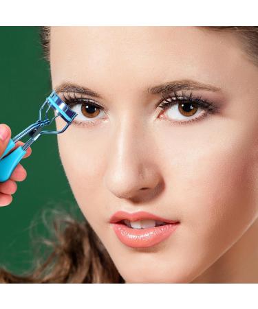 Ruibow Eyelash Curler for Women Lash Curler with 3 Refills Pads Eye Lash Curler Practical Eye Lash Curlers Cosmetic Tool Women Eyelash Curler to Curled and Lash Eyelashes (Blue) - Buy Online on GoSupps.com