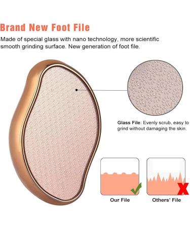 JYTDBCS Nano Glass Foot File for Hard Skin Foot File Wet Dry Pedicure Foot Grater for Grater Dead/Hard/Cracked/Thick/Dry Skin - Buy Online on GoSupps.com
