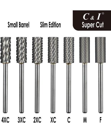 Super Cut Upgrade Edition Small Barrel Nail Drill Bit for Electric Manicure Drill Machine Remove the Nail Gels Acrylic Gels or Dip Powder (Middle -M) - Buy Online on GoSupps.com