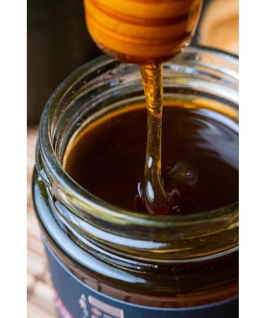 Honoor Yemeni Samar Honey | Natural Unfiltered Unheated Pure Honey 200 Grams | Unpasteurised Raw Honey Luxury Honey in a Glass Jar (1) - Buy Online on GoSupps.com