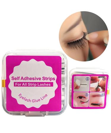 Self-Adhesive Black Fake Eyelash Strips - 40 Pieces | No Glue Needed for Easy Application - Buy Online on GoSupps.com