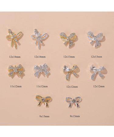 Buy SANWOOD 10pcs Nail Ornament Set | DIY Jewelry Glitter Varnish & Manicure Accessories for Stunning Nail Art - Buy Online on GoSupps.com