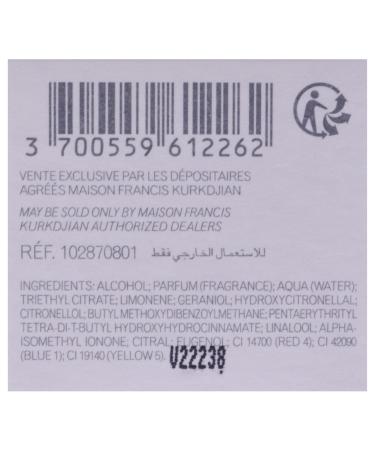 Maison Francis Kurkdjian A La Rose by Maison Francis Kurkdjian for Women - 1.2 oz EDP Spray amber wood 1.2 Fl Oz (Pack of 1) - Buy Online on GoSupps.com