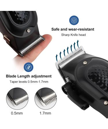 Rechargeable Hair Clippers for Men - Powerful Cordless Electric Trimmer & Beard Grooming Tool - Buy Online on GoSupps.com