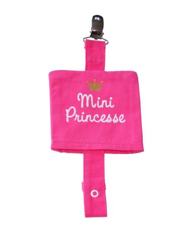 BB&Co ASF02 pacifier pendant print "Mini Princesse"