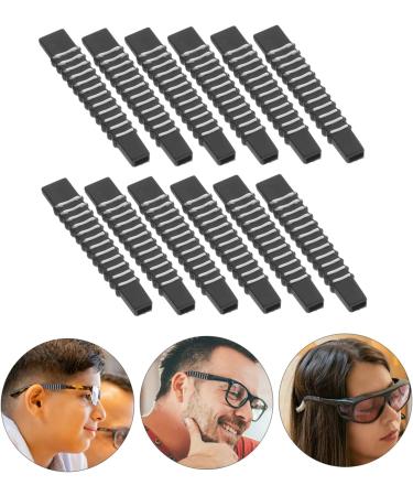 Buy Healeeved Anti-Slip Silicone Glasses Holder - 12 Pairs Black - Perfect Ear Handles & Frame Covers - Durable Comfortable & Universal Fit - Buy Online on GoSupps.com