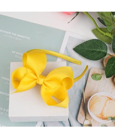 DeD 16 Pack Hair Bows Headbands for Baby Girls Kid - Grosgrain Ribbon Hair Accessories - Buy Online on GoSupps.com