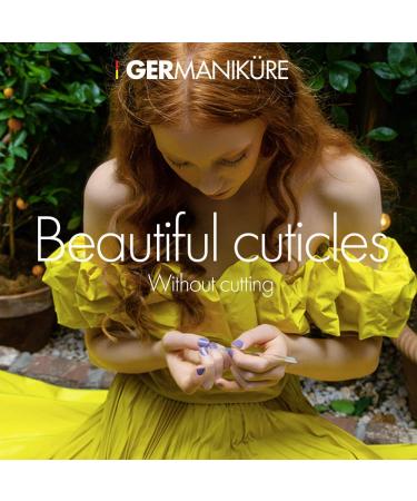 GERMANIKURE Gray Glass Cuticle Stick in Suede Case - Nail Care Tool for Cuticle Pushing, Callous & Dry Skin Removal - Ethically Made in Czech Republic - Buy Online on GoSupps.com
