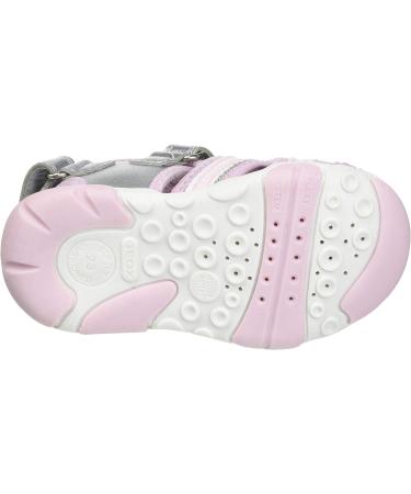 Geox Baby Girl's Sandal Agasim - Silver Pink | Size 7.5 UK Child - Buy Online on GoSupps.com