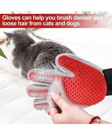 Buy Cat Gloves | Double-Sided Cat Brush & Pet Grooming Gloves for Short & Long Hair - International Shipping - Buy Online on GoSupps.com