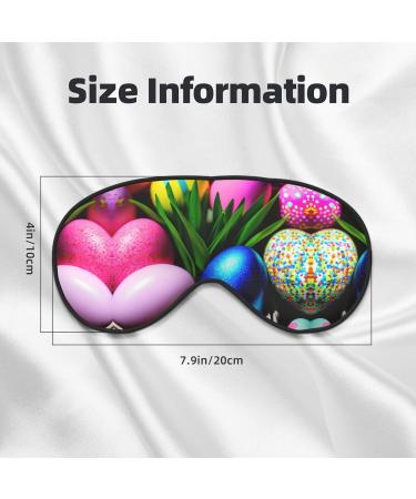 SSIMOO Colorful Easter Eggs Eye Mask | Double-Sided Soft Light Blocking for Better Sleep - Buy Online on GoSupps.com
